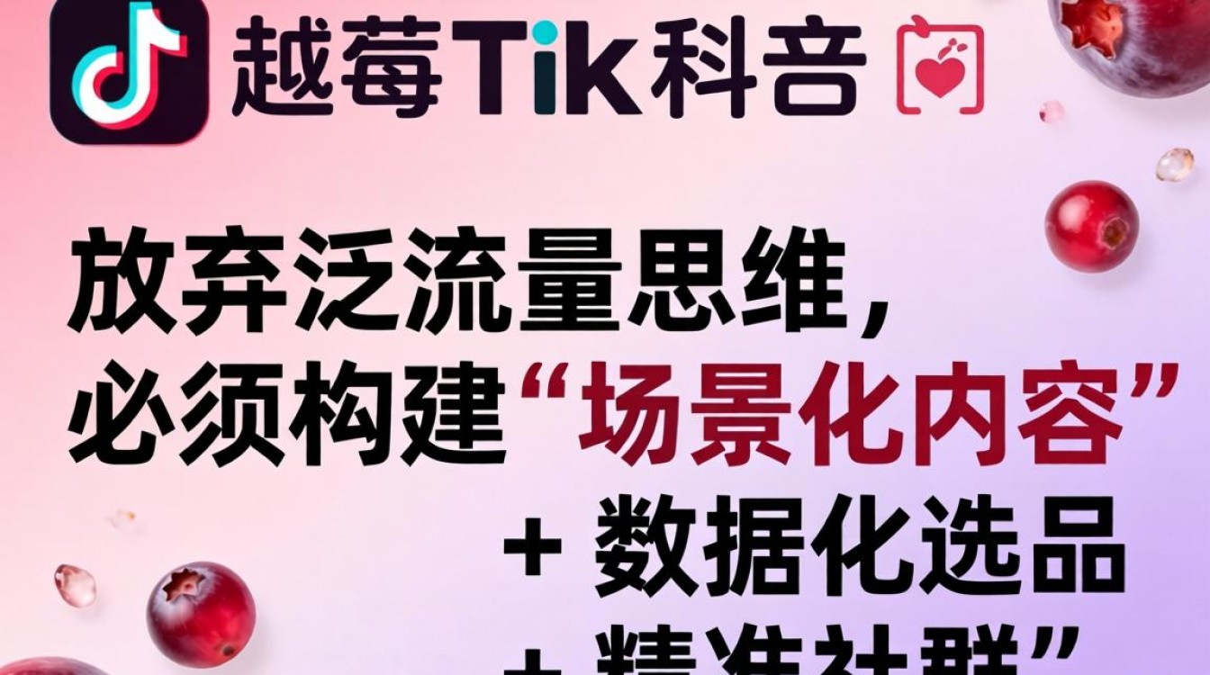 蔓越莓tiktok账号怎么做