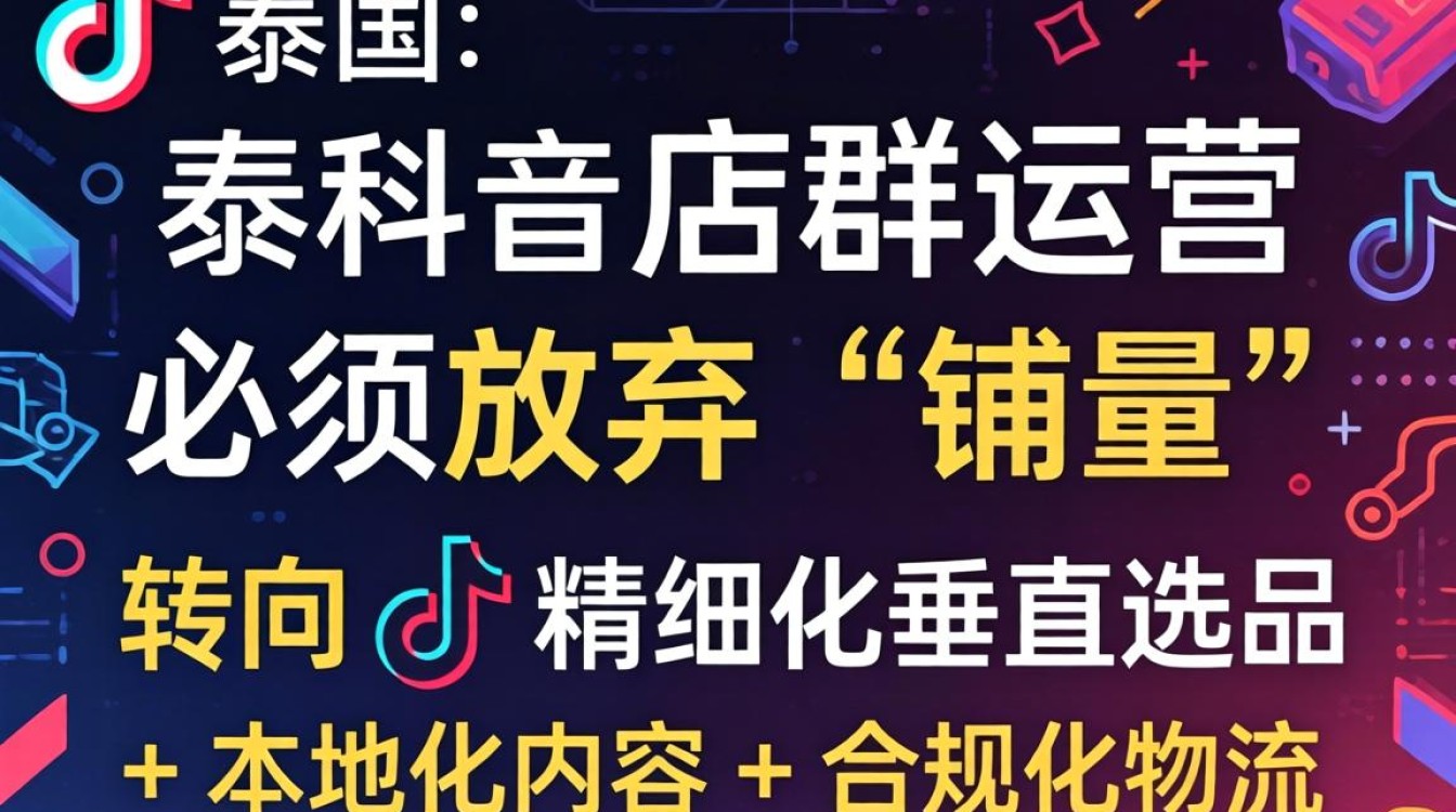 新媒体泰国开tiktok店群运营从零开始入门