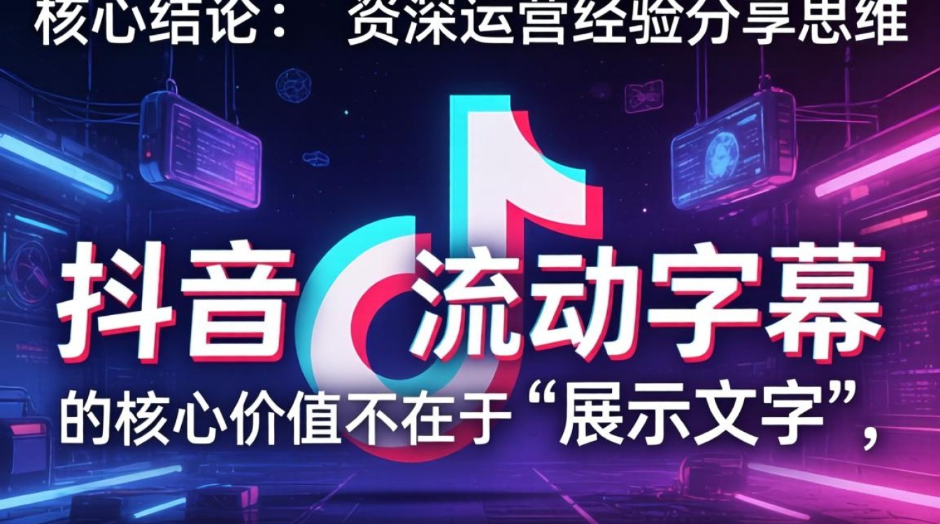 抖音添加流动字幕怎么弄