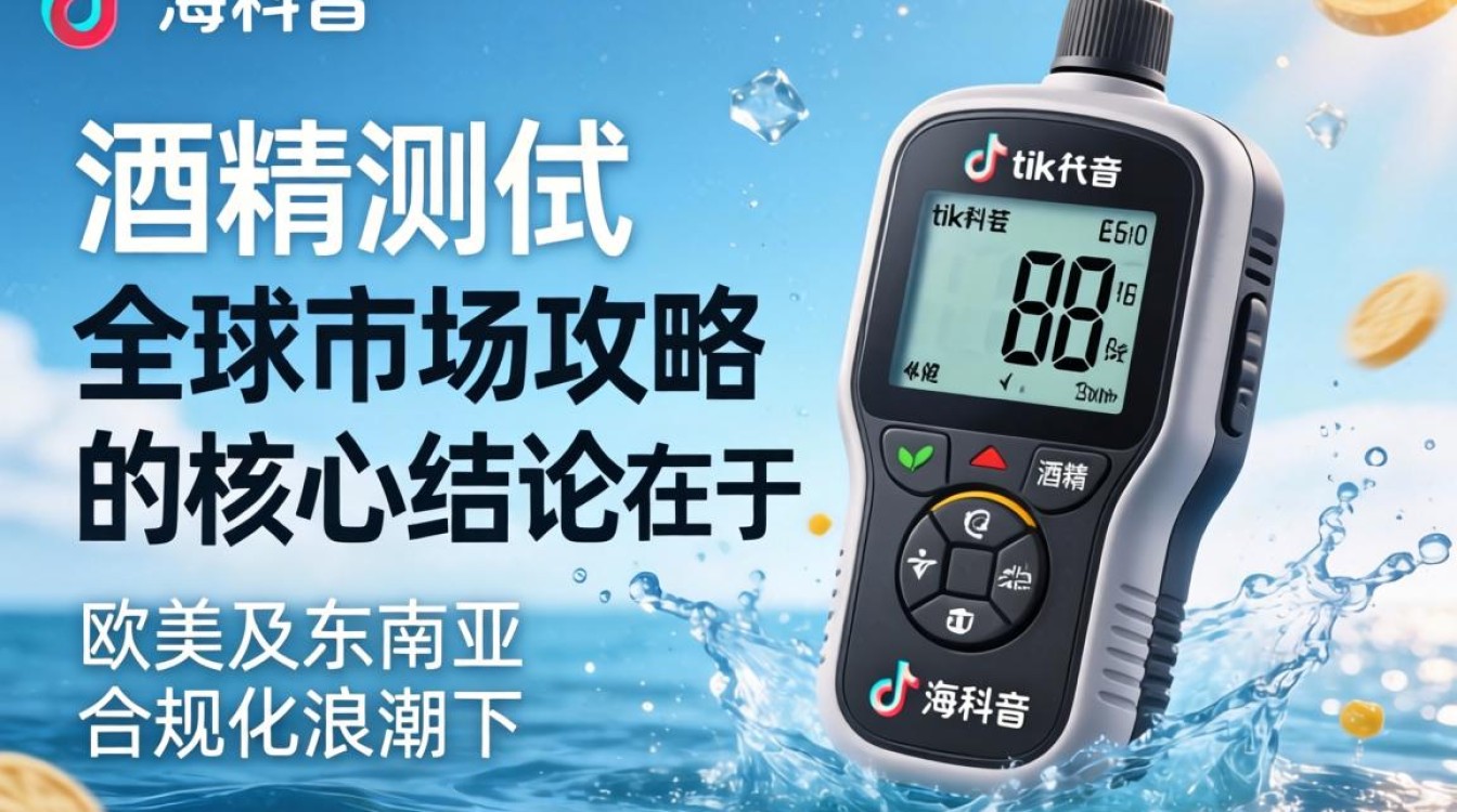 跨境出海酒精测试仪tiktok全球市场攻略