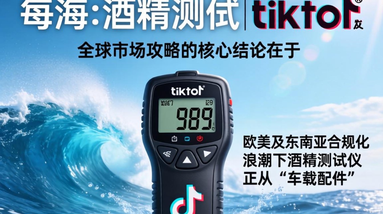 跨境出海酒精测试仪tiktok全球市场攻略
