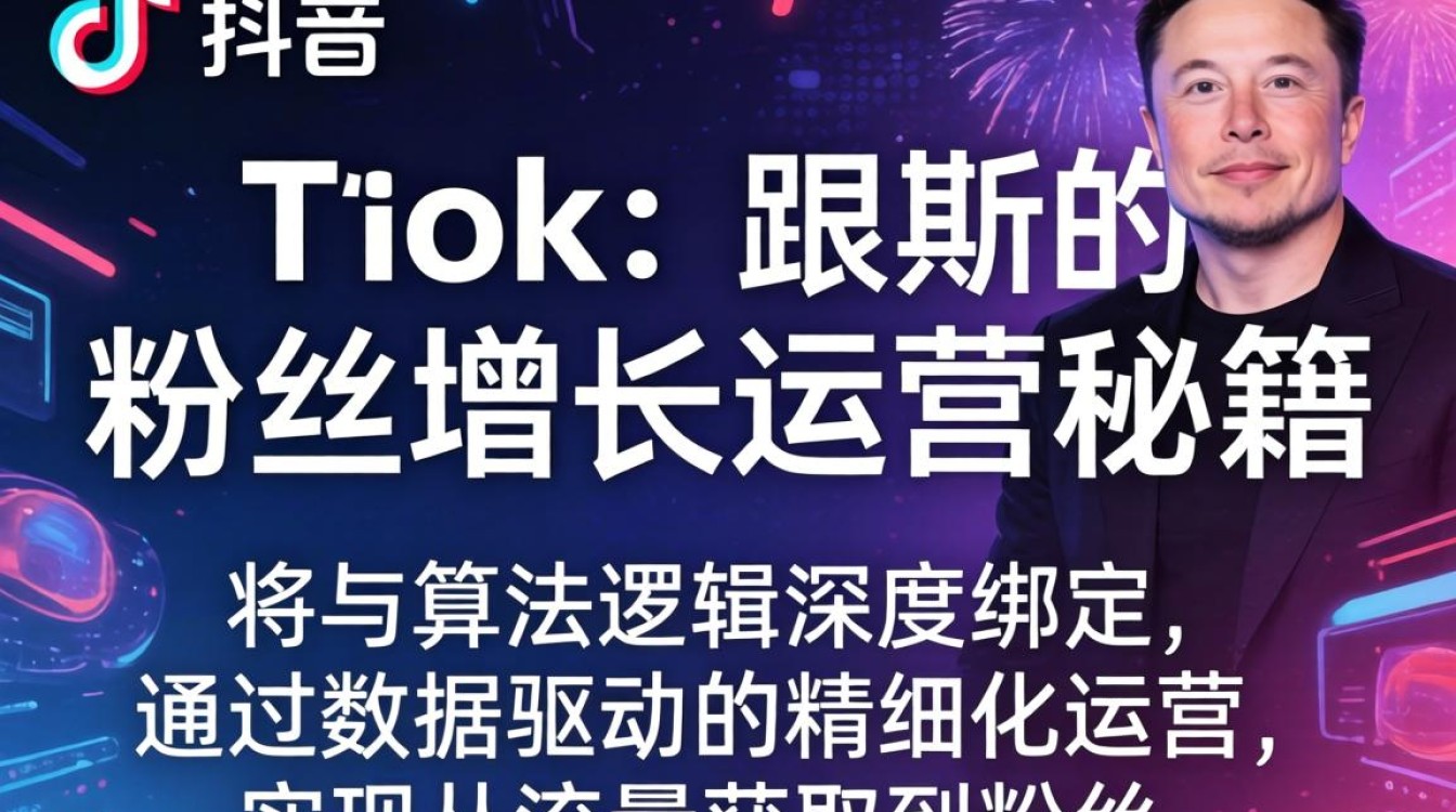 TikTok 跟马斯克 粉丝增长运营秘籍