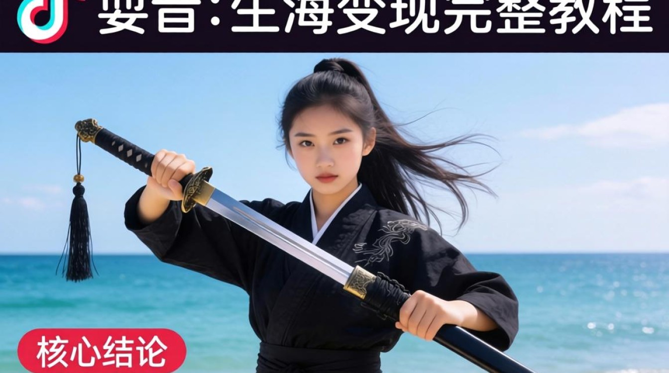 TikTok 上的耍剑 出海变现完整教程