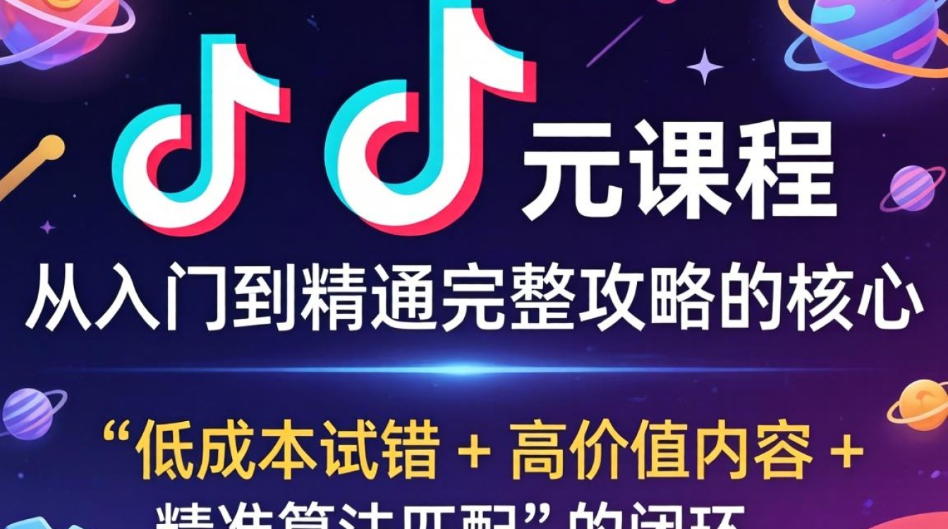 TikTok 0 元课程从入门到精通完整攻略