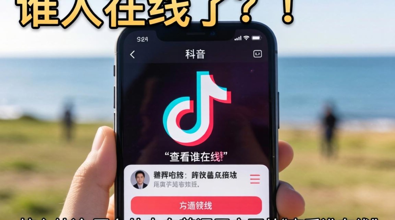 抖音怎么显示谁人在线了