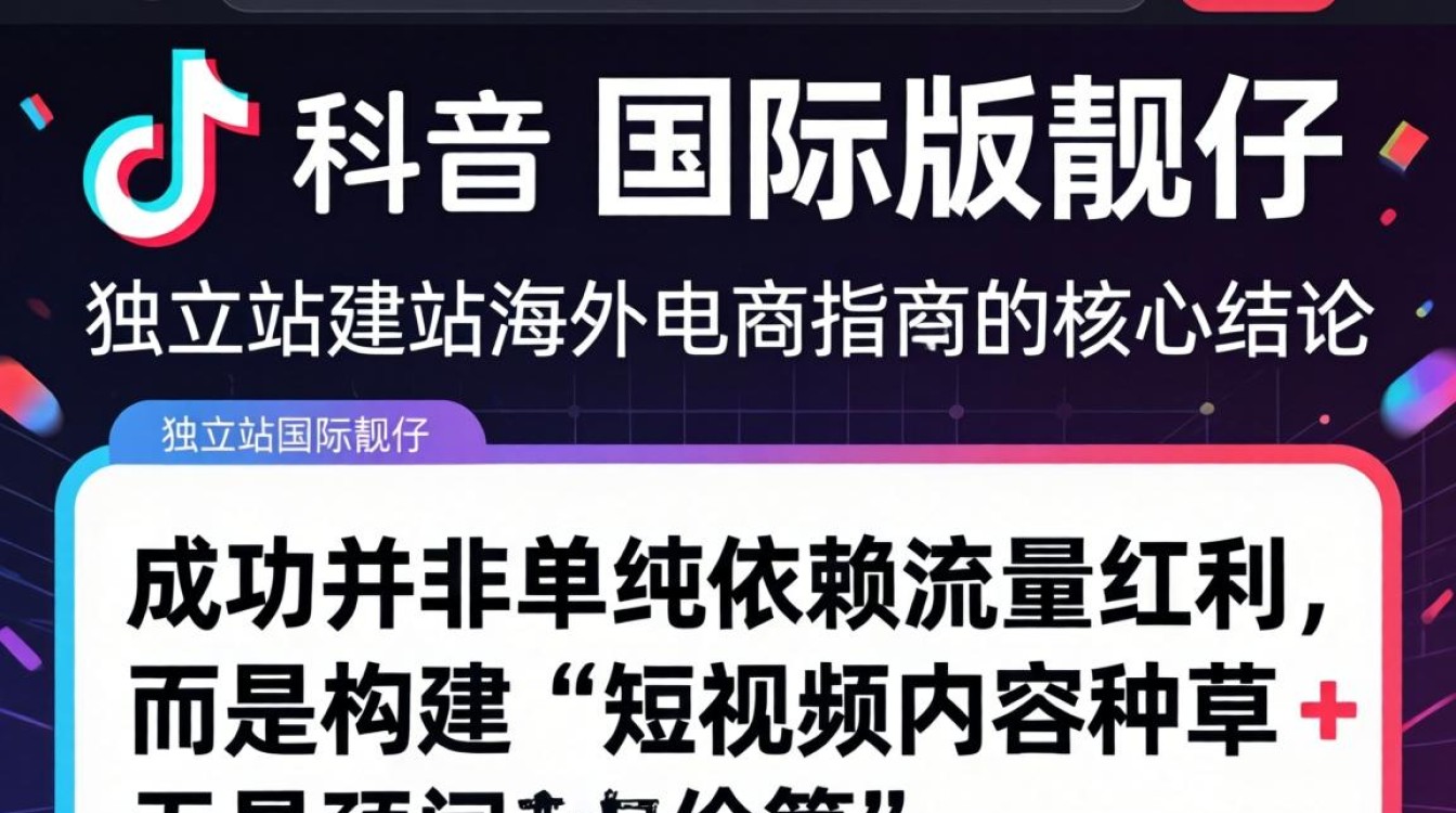 TikTok 国际版靓仔独立站建站海外电商指南