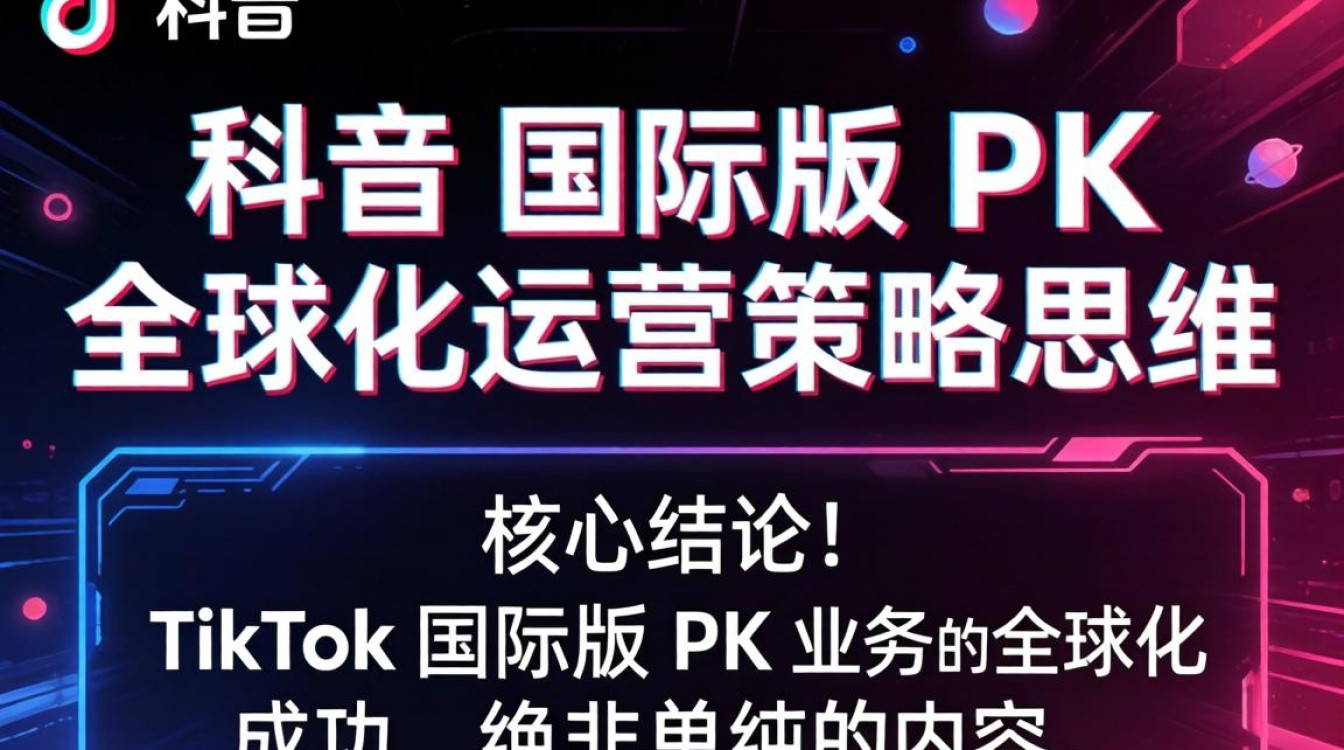 TikTok 国际版 pk 全球化运营策略思维