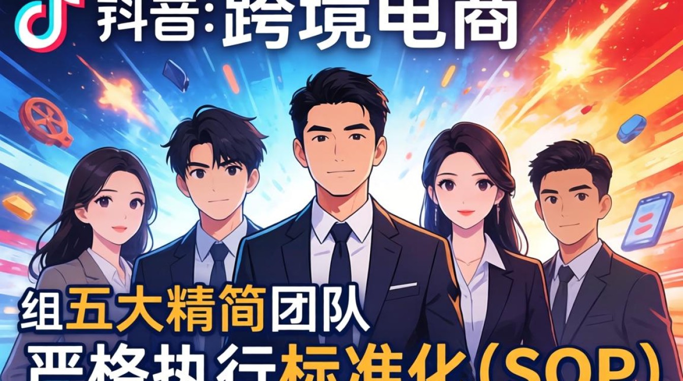 TikTok 五人版模板 跨境电商实战攻略