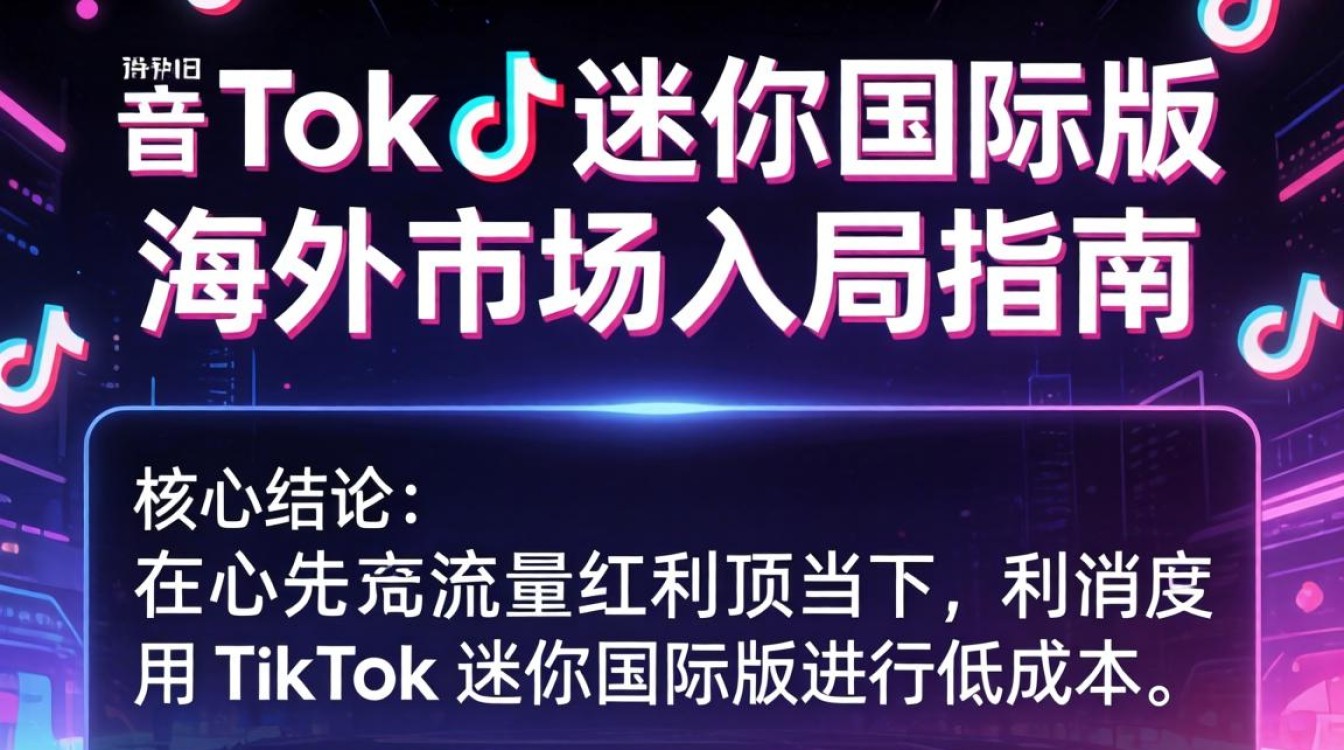 TikTok 迷你国际版 海外市场入局指南