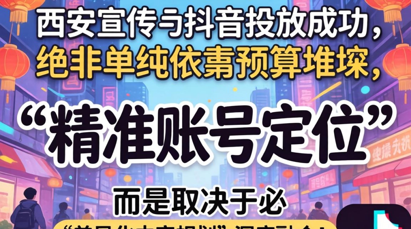 西安宣传片抖音投放技巧与账号定位