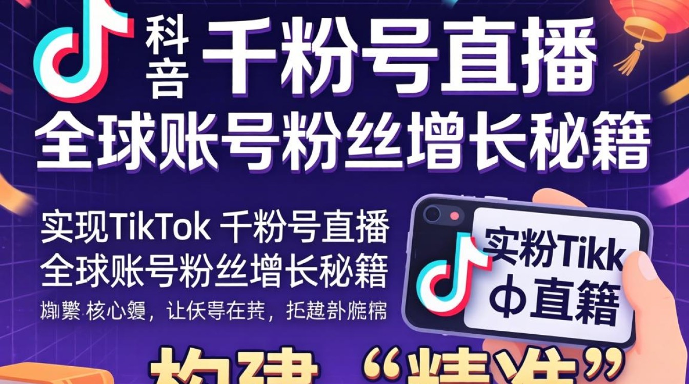 TikTok 千粉号直播怎么涨粉