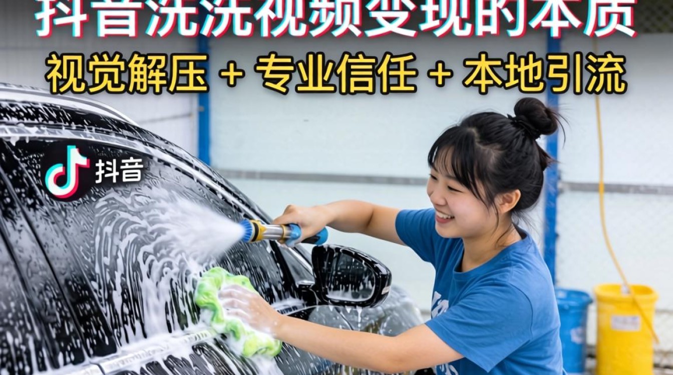 抖音的洗车视频怎么弄