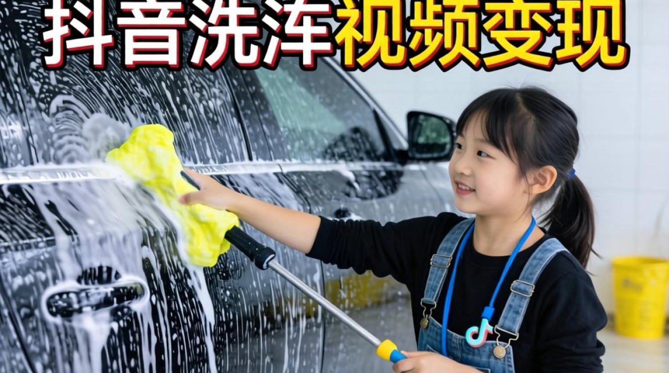 抖音的洗车视频怎么弄