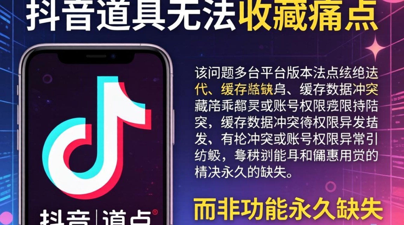 抖音道具无法收藏怎么办