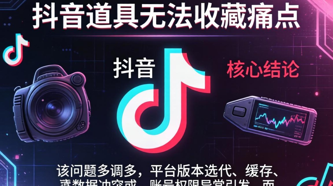 抖音道具无法收藏怎么办