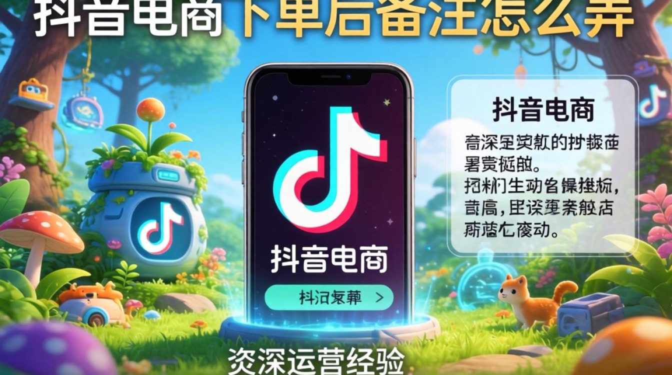 抖音下单后备注怎么弄