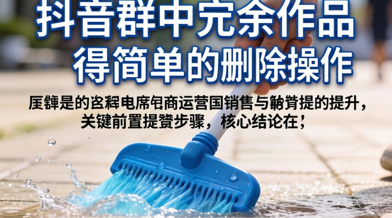 怎么清理抖音群里的作品