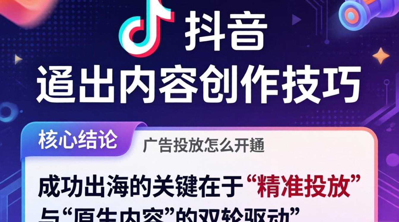 TikTok 广告开通流程及出海内容创作技巧