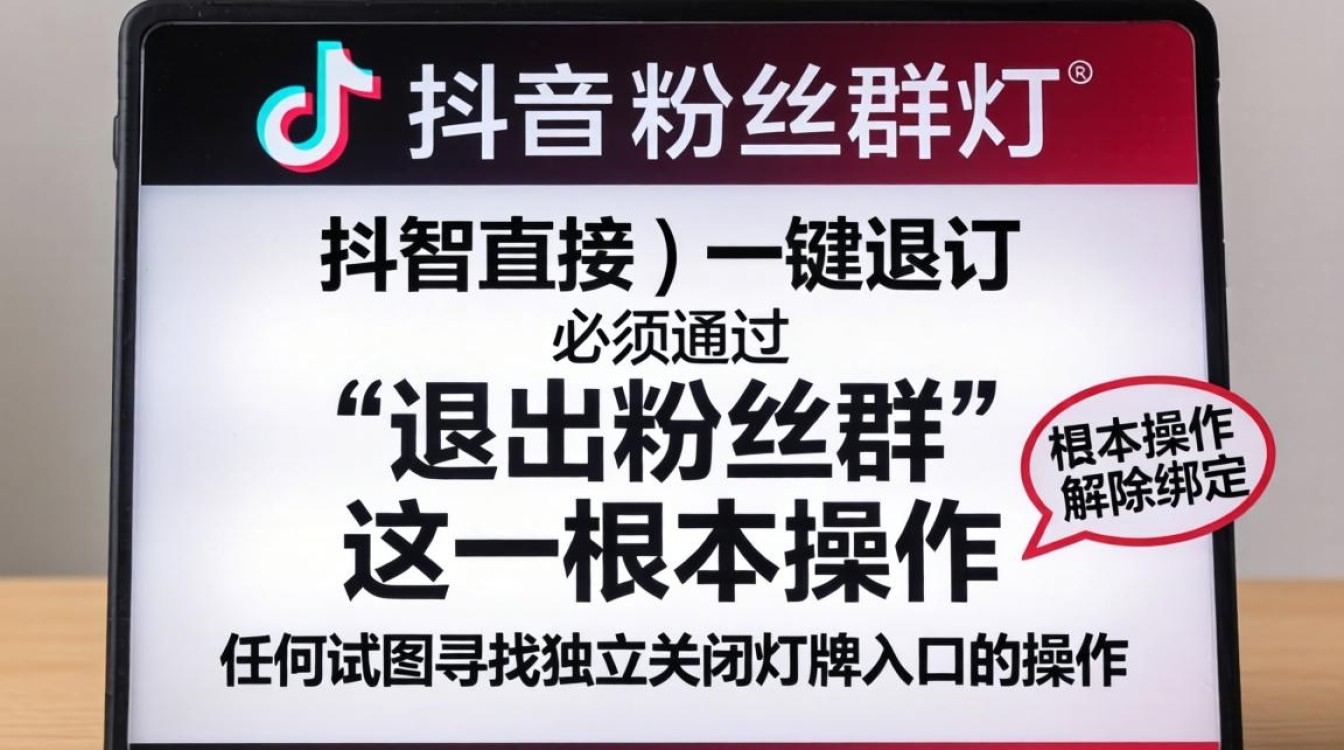 如何快速退出抖音粉丝群灯牌
