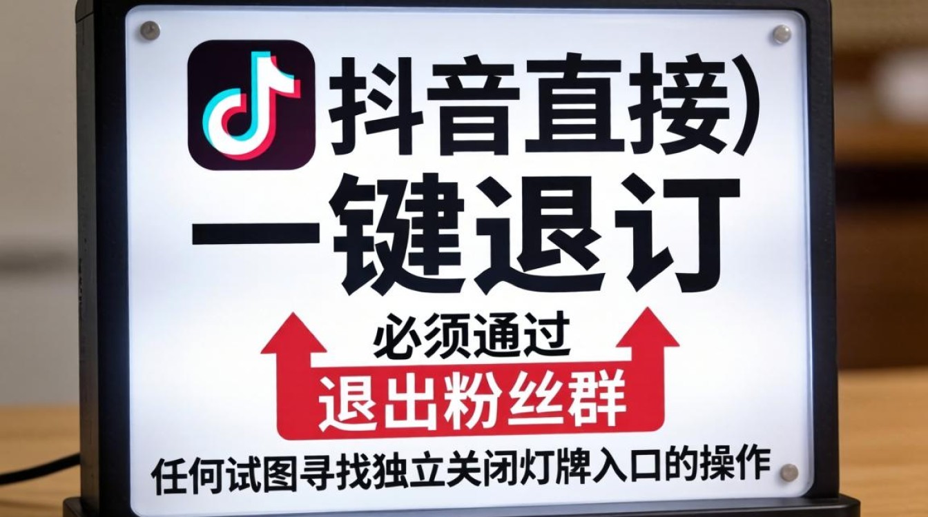 如何快速退出抖音粉丝群灯牌