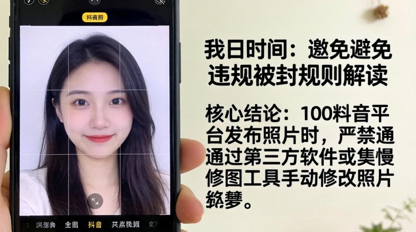 抖音上拍相片怎么调时间避免违规