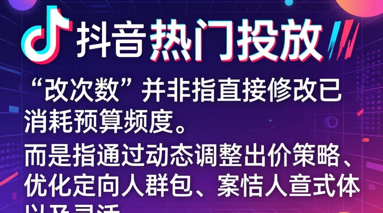 抖音投放改次数赚钱玩法与实战案例