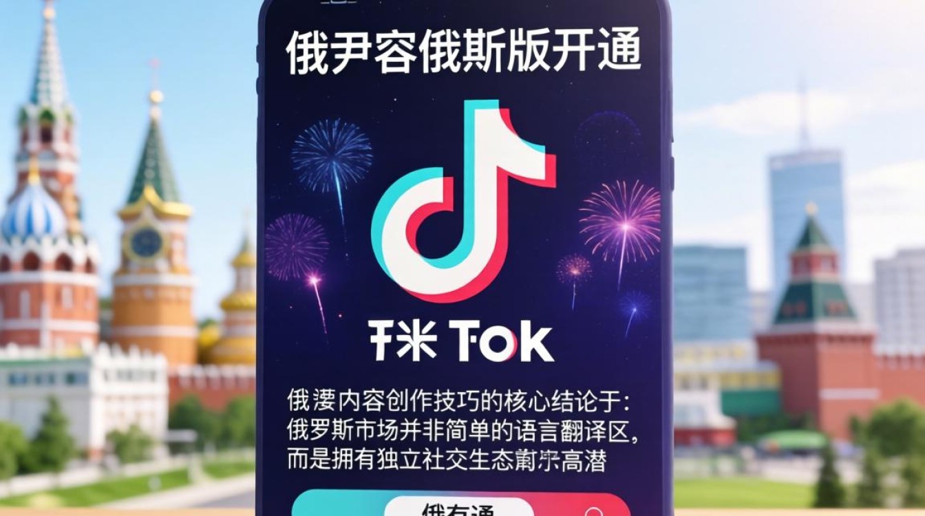 TikTok 俄语版开通流程及出海内容创作技巧