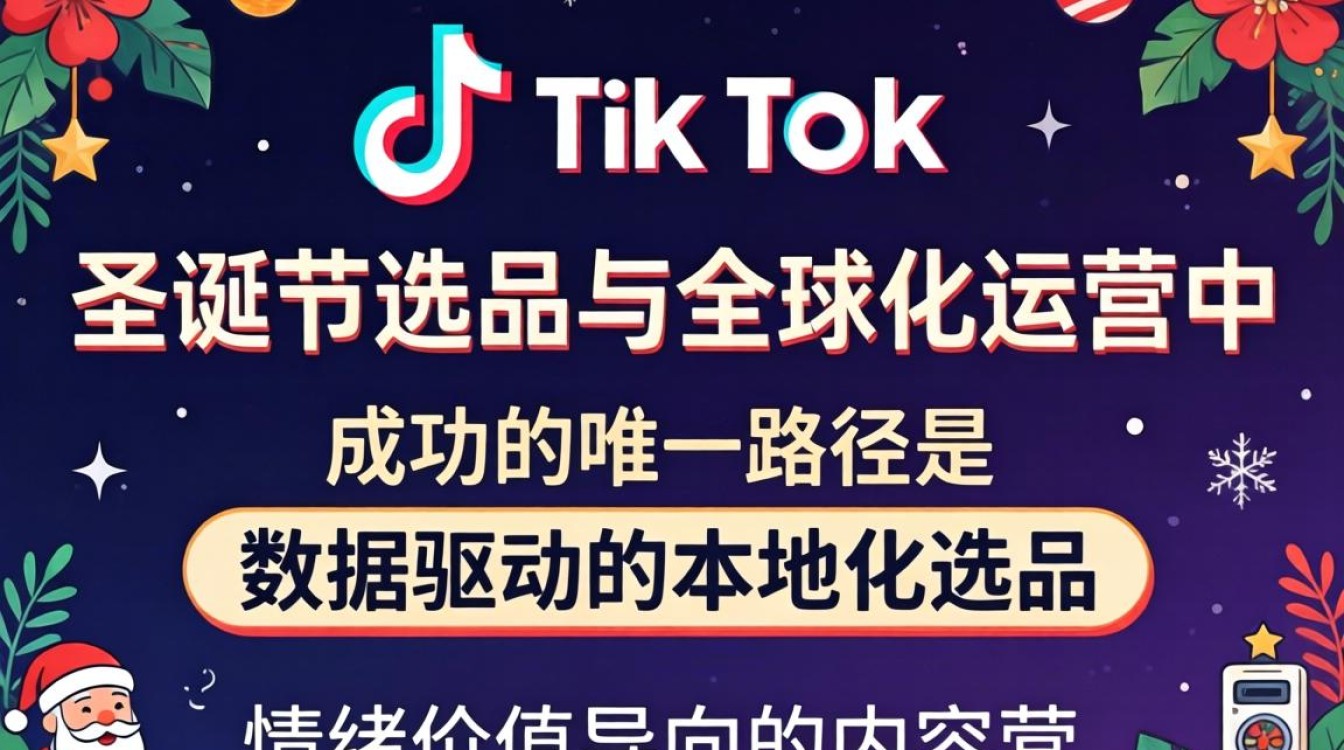 TikTok 圣诞节选品 全球化运营策略思维