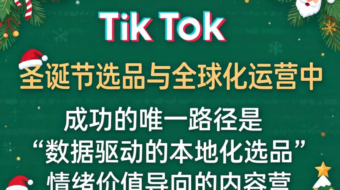 TikTok 圣诞节选品 全球化运营策略思维