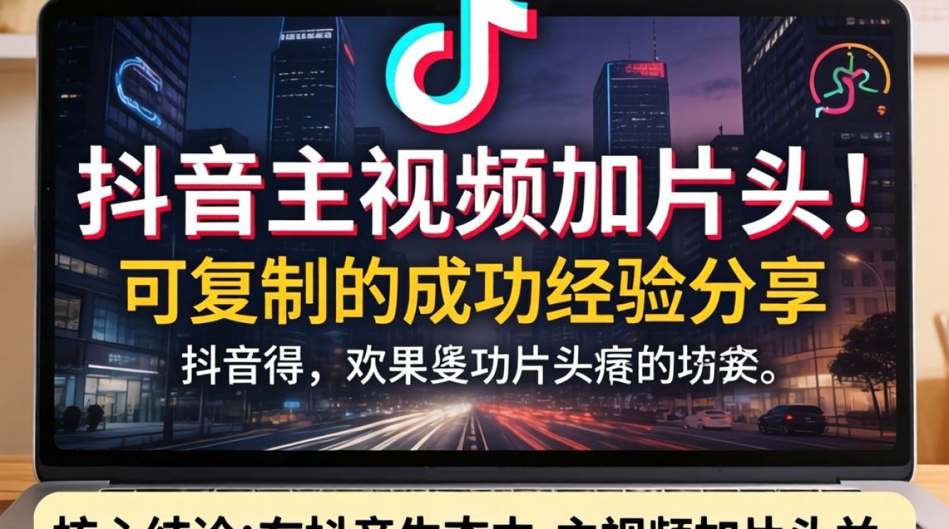 抖音怎么给主视频加片头