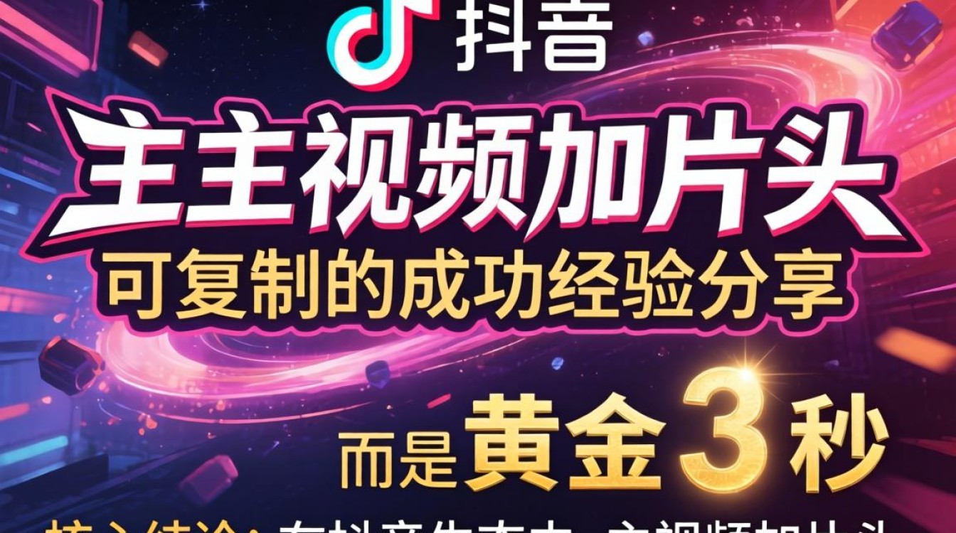 抖音怎么给主视频加片头