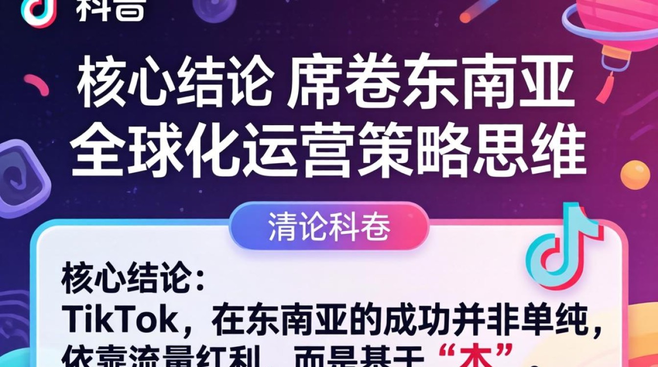 TikTok 席卷东南亚全球化运营策略思维