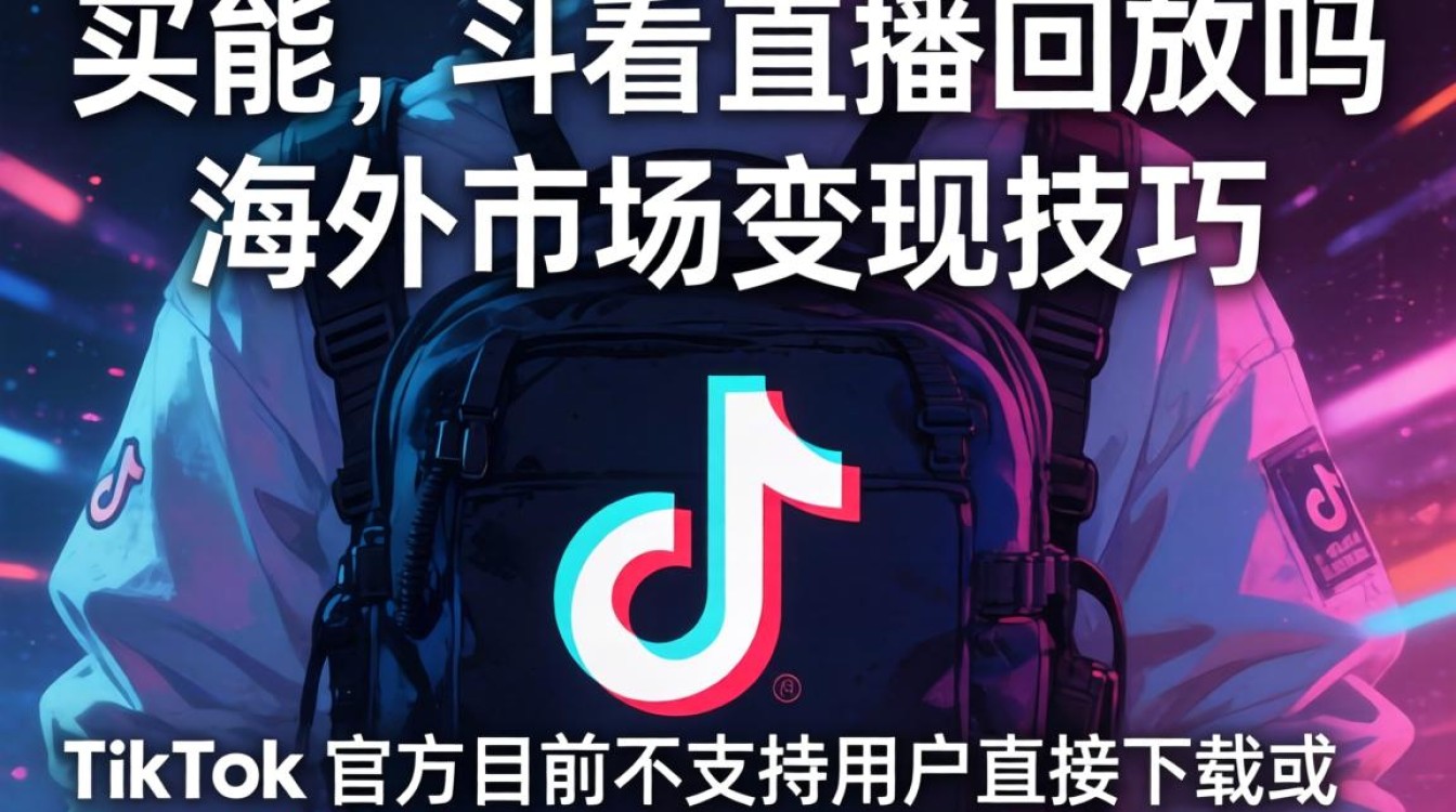 海外变现技巧与直播回放功能详解