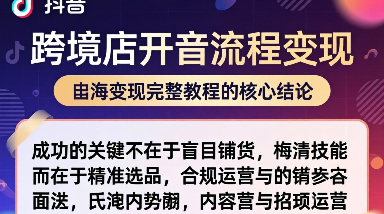 TikTok 跨境店开店流程及变现教程