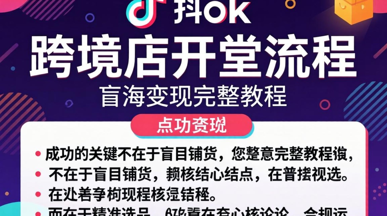TikTok 跨境店开店流程及变现教程