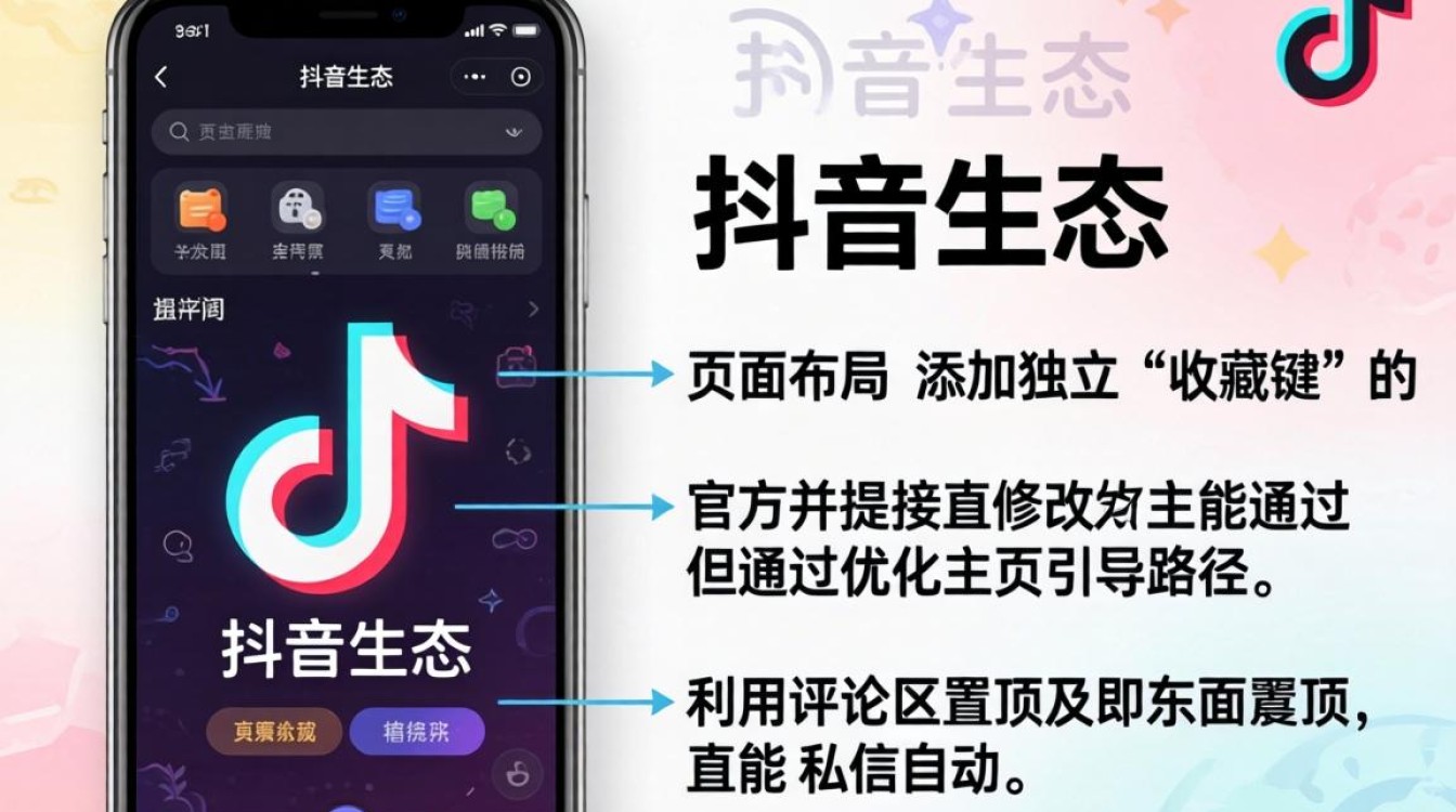 抖音主页面怎么加收藏键