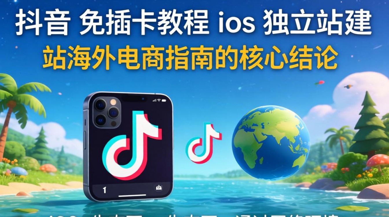 TikTok 免插卡教程 ios 独立站建站海外电商指南