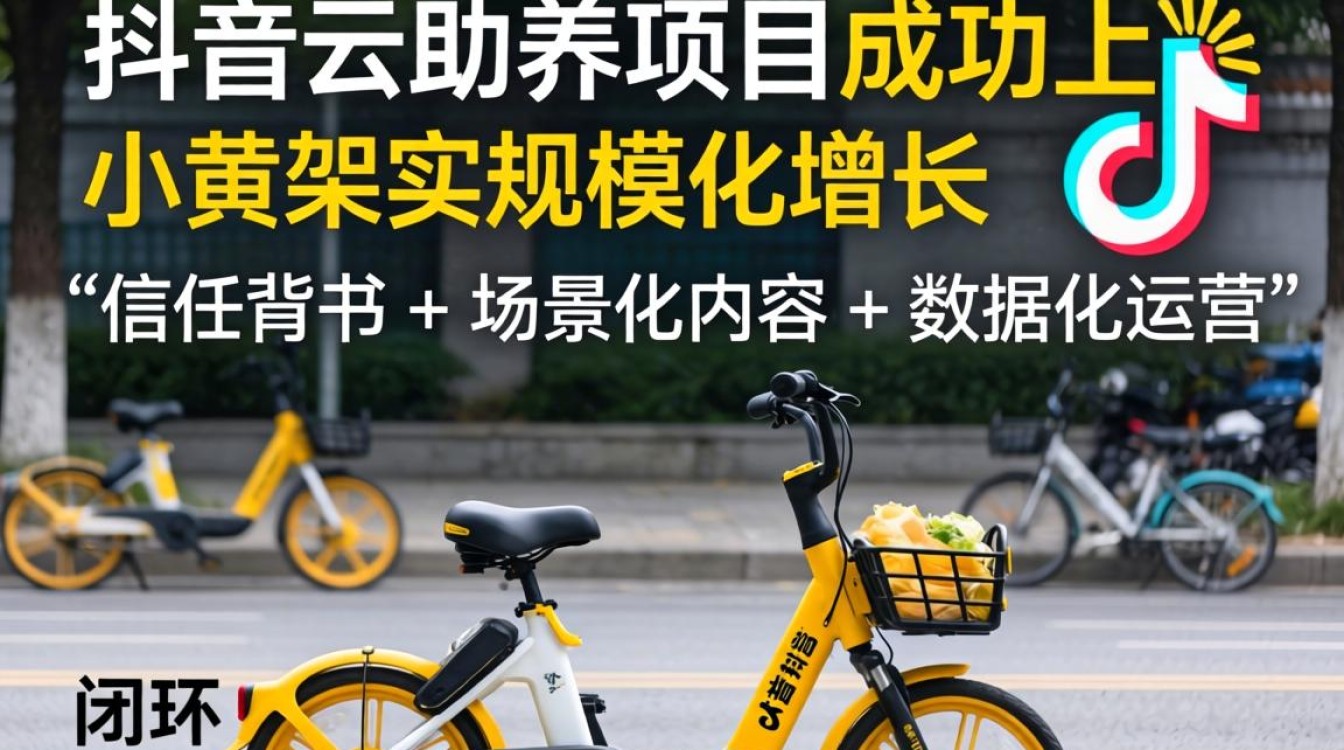 抖音云助养怎么上小黄车