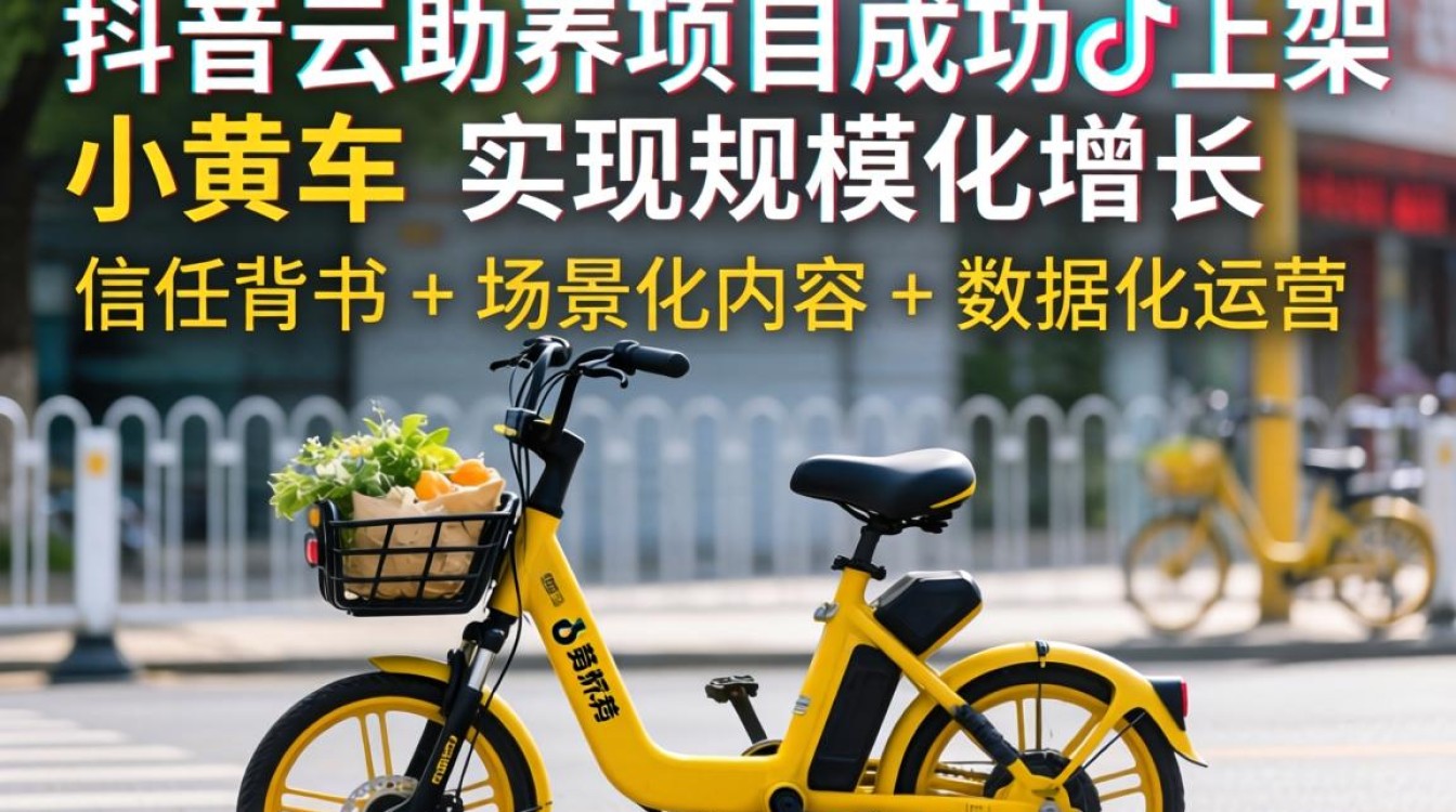 抖音云助养怎么上小黄车