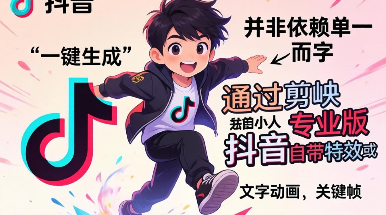 抖音中怎么把字变成小人