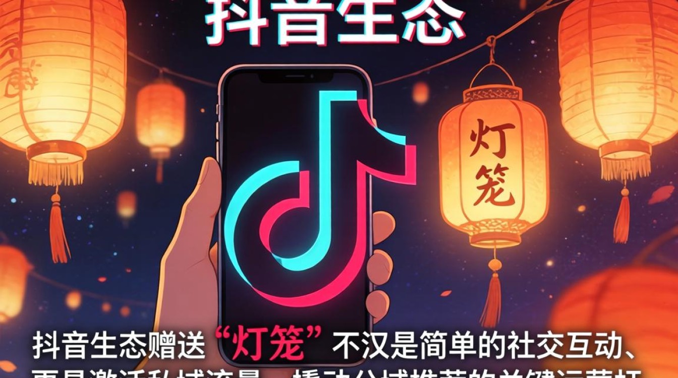 抖音里的灯笼怎么送人了