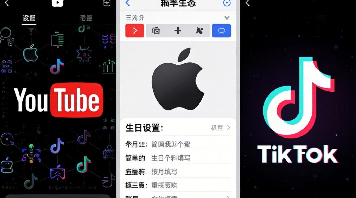 YouTube 苹果 TikTok 怎么设置生日