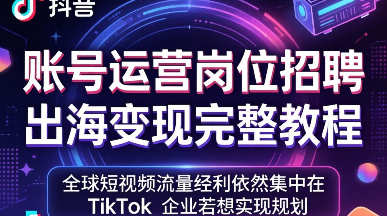 TikTok 账号运营岗位招聘