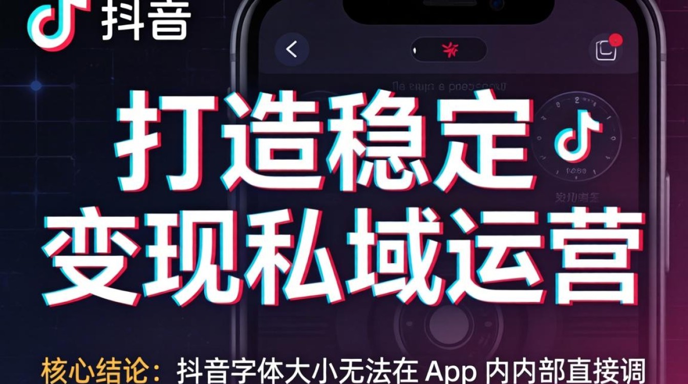 字体调大技巧助力私域稳定变现