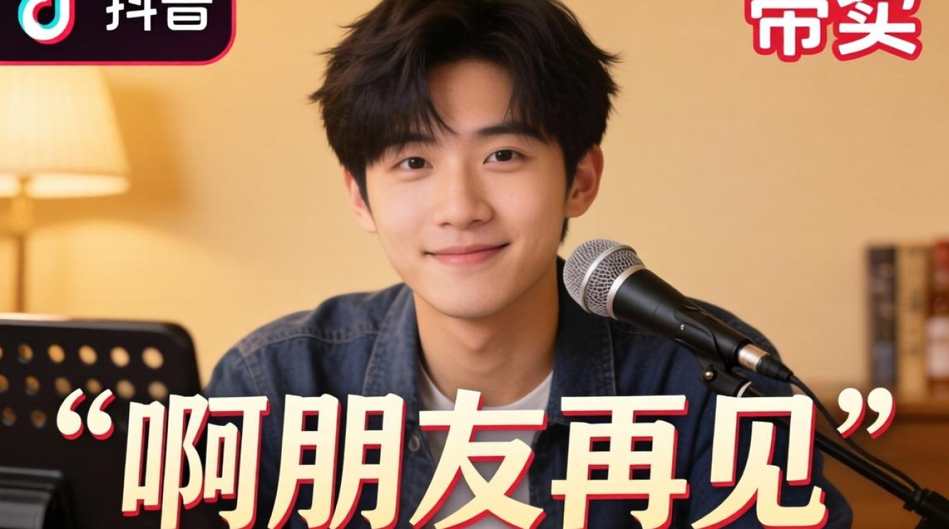 啊朋友再见抖音版怎么拍