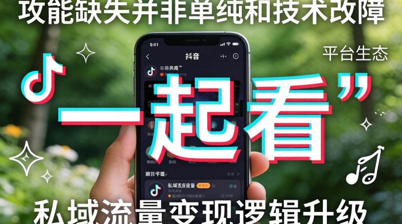 抖音一起看功能消失怎么办