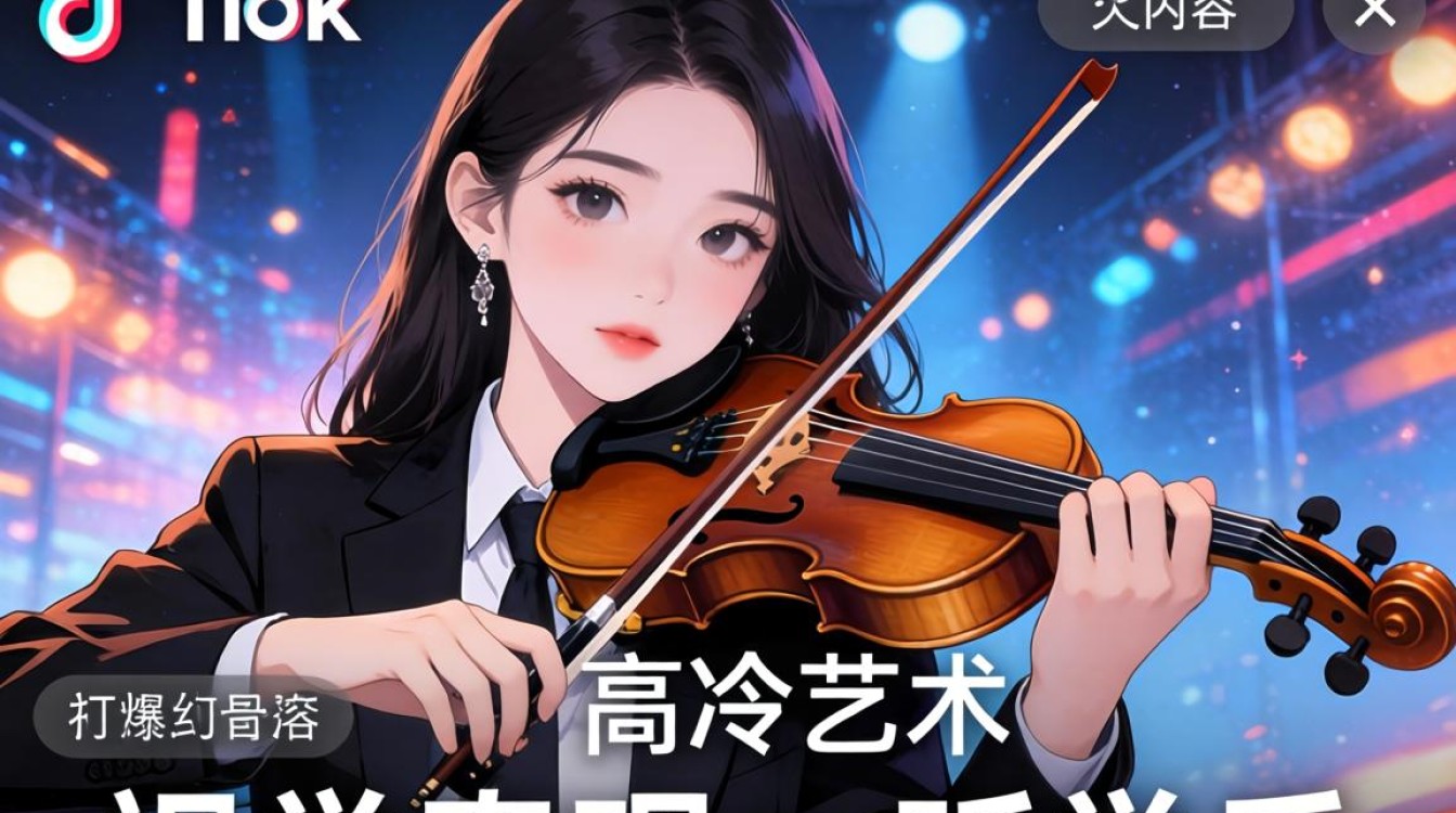 TikTok 拉小提琴 粉丝增长运营秘籍