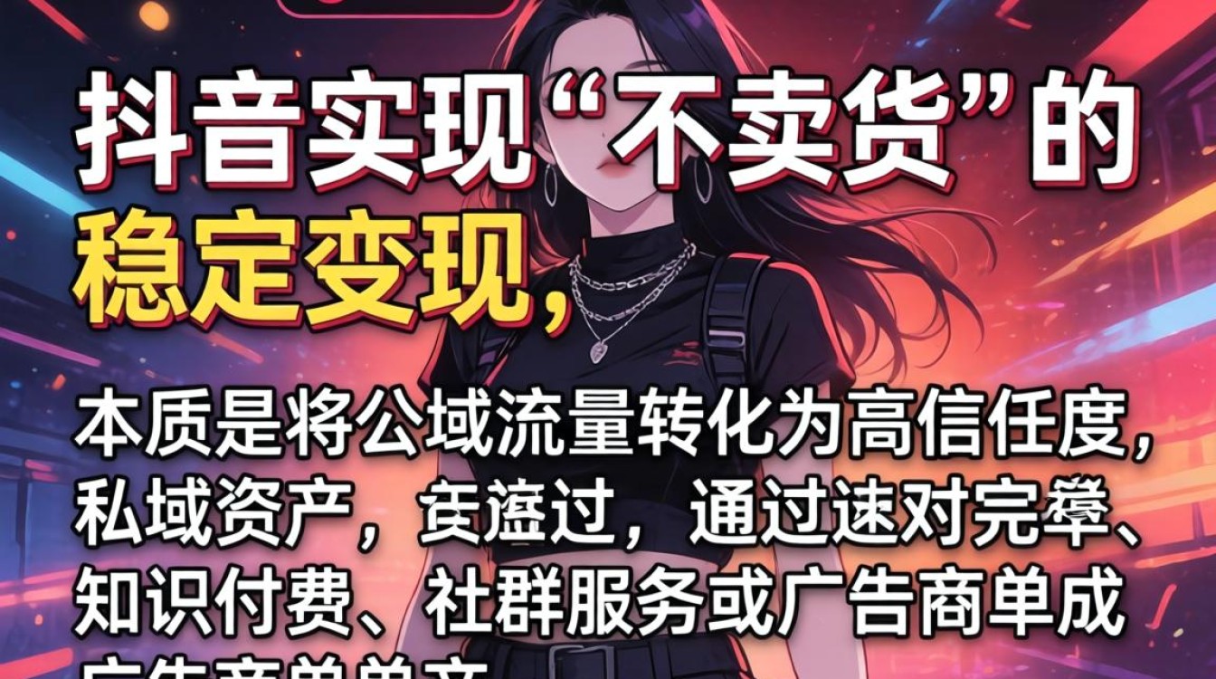 怎么在抖音上挣钱不卖货