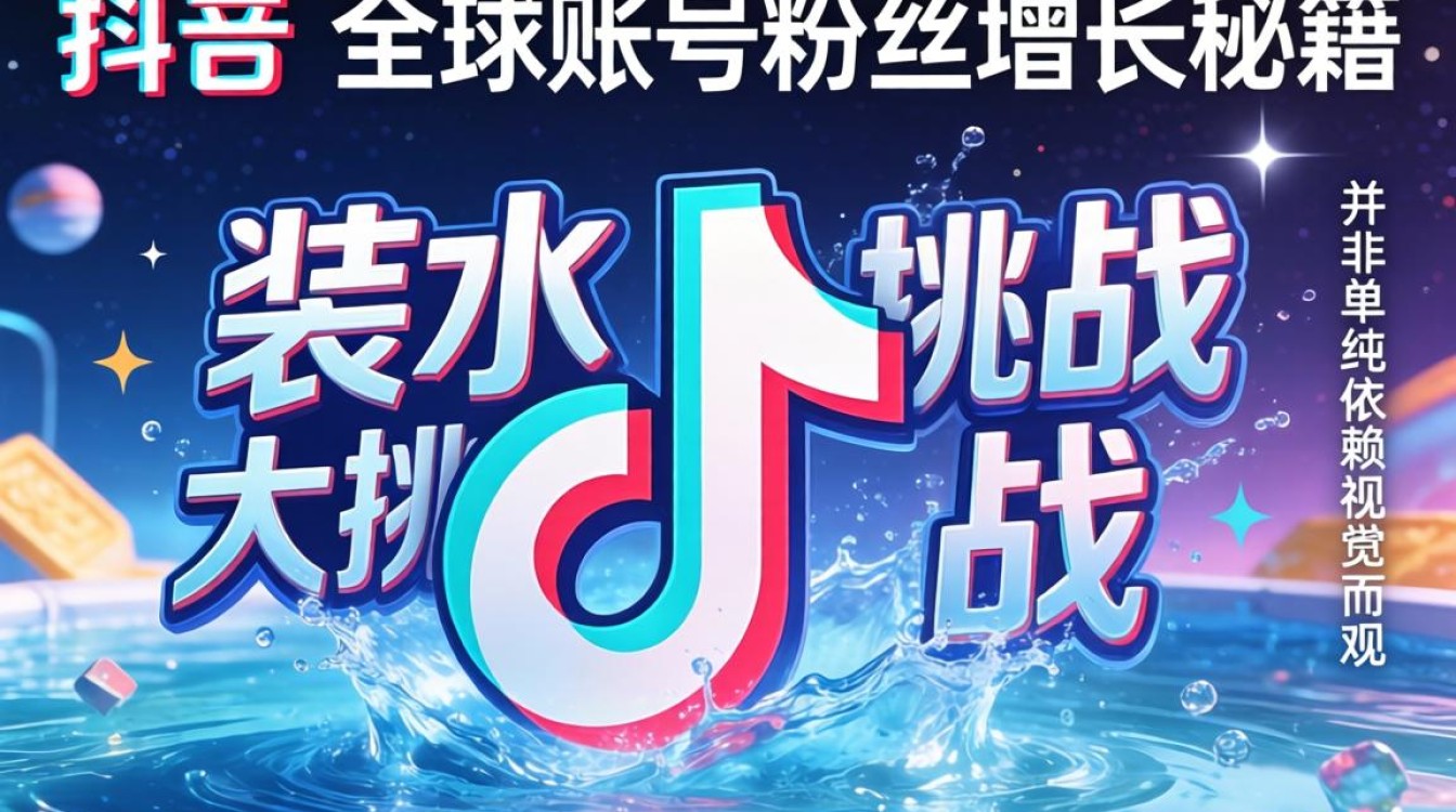 TikTok 装水大挑战全球账号粉丝增长秘籍