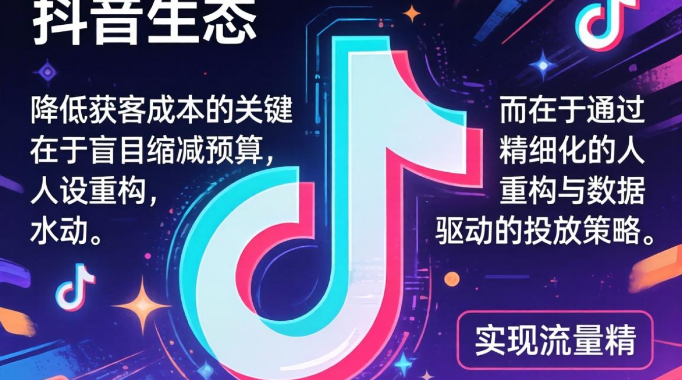 抖音上的人物怎么改变降低获客成本